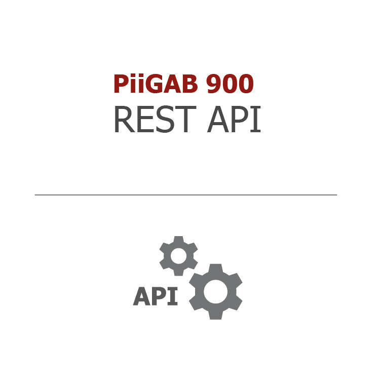 Let your systems communicate directly with your PiiGAB 900 Gateway via API