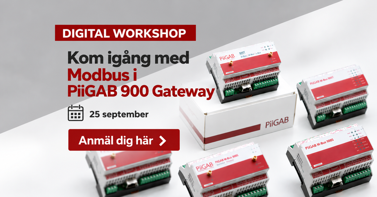 Atelier numérique - Commencez avec Modbus dans la passerelle PiiGAB 900