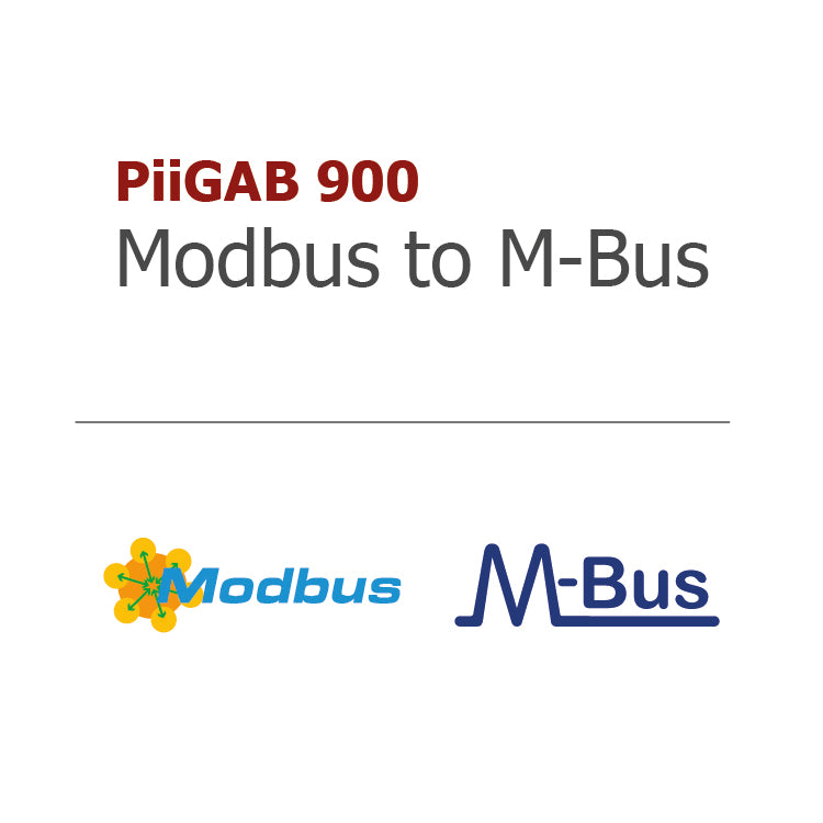 PiiGAB Modbus to M-Bus