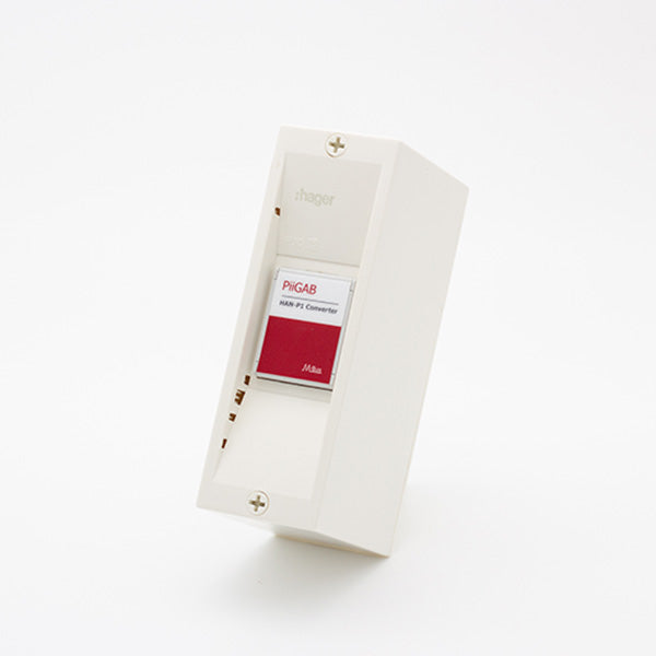 Boîtier pour convertisseur PiiGAB P1/HAN-P1 55x160mm IP30
