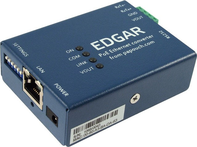 Serveur série Ethernet PoE compatible RS232 ou RS485