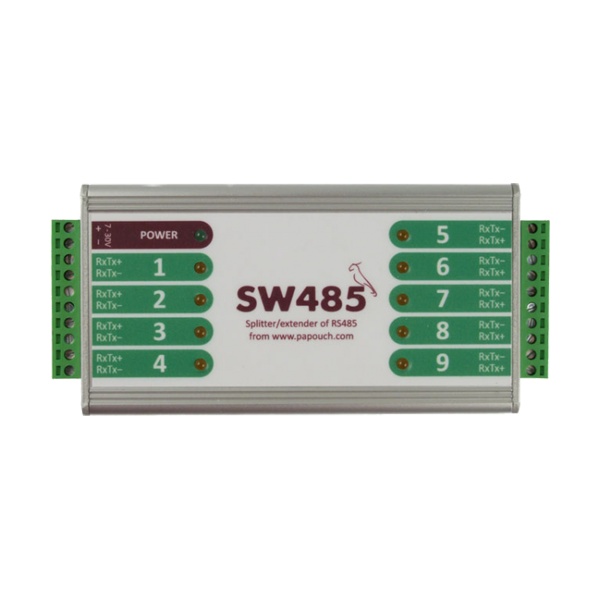 Répartiteur / prolongateur RS485 avec montage sur rail DIN